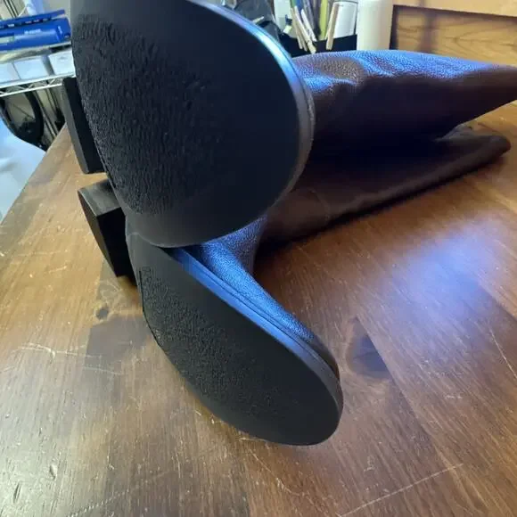 Matisse Women's 8 Sargent Brown Leather Mid Calf Western Riding Boot Side Zip - Picture 14 of 14